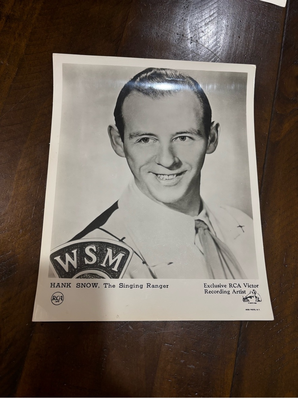Vintage Hank Snow Promotional Photo - Black & White - Picture 1 of 6